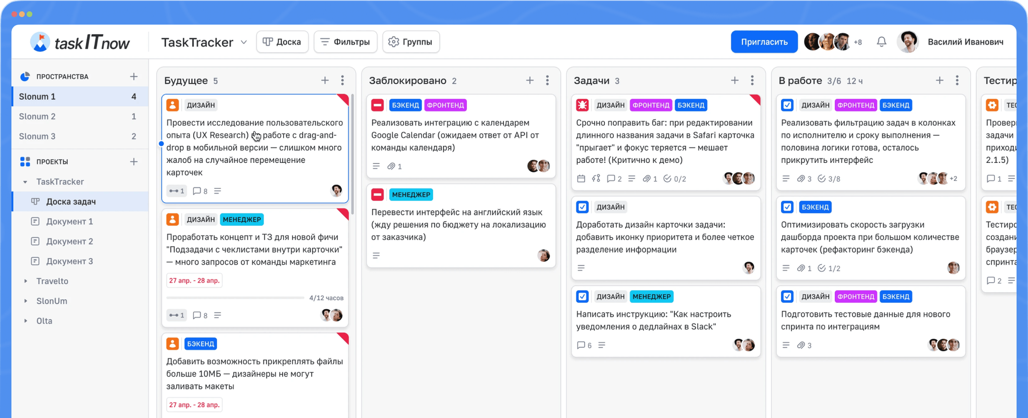 Канбан доска